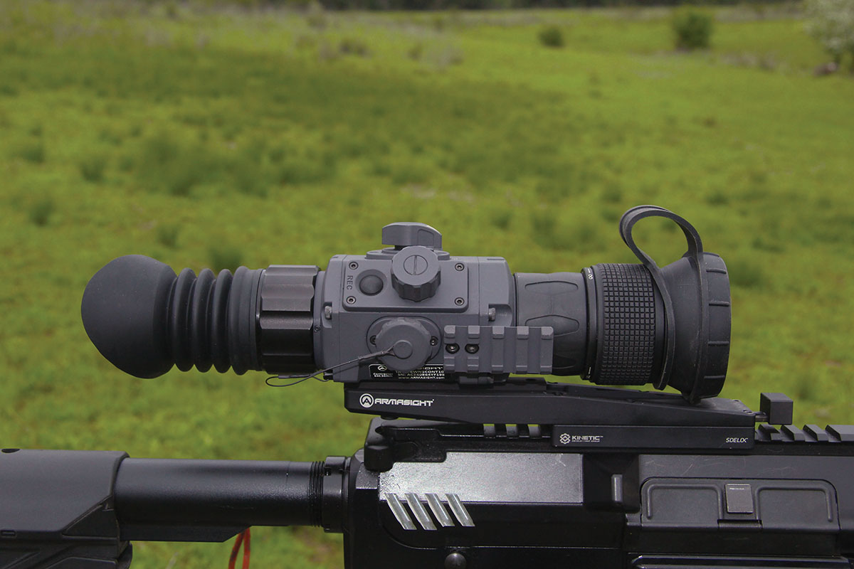 Armasight’s rugged Contractor 640 3-12x 50 Thermal Weapon Sight proved easy and intuitive to operate via its adjustment turrets, rather than buttons. It also offered exceptional resolution, even at higher magnifications.